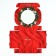Box for Makarun with low sides "New Year's luxury", wreath, 11x 11x 3 cm, New Year