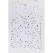 T -shirt for girls, height 128 cm, white color