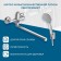 Santek Nico Bath mixer, long spout, with accessories, chrome