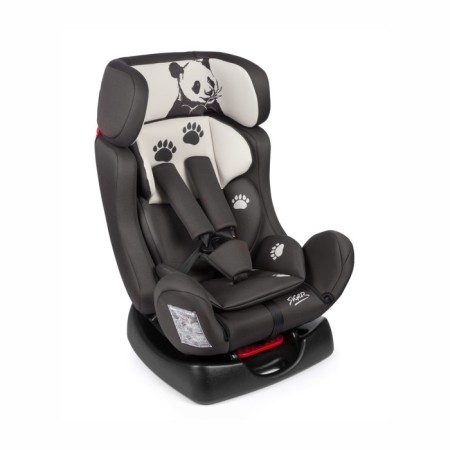 Car Seiger Siger "Dion", group 0+/1/2, Panda print, gray-beige color