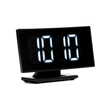 Electronic wood watch with a calendar and thermometer, 17 x 9 x 4 cm, 3aaa, USB-2