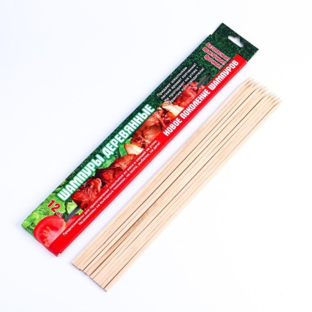Wooden Shampoo, 40 x 0.6 cm, 12 pcs