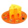 Board Brodiller "Cheese Affairs": cube, chips-mouse, cat, cheese pieces, 2-4 players, 3+