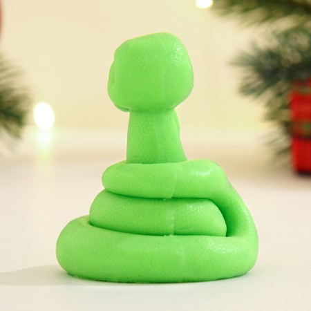Figure soap "snake Christmas tree" green, 60g-3