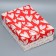Gift folding box, packaging, "heart", 30 x 20 x 9 cm