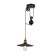 Suspension EVOLUCE. Sle120503-01. ESPERAZZA. 1x60 W, E27, 30x30x50 cm, black color