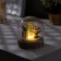 LED figure "Ball with a deer" 8 × 8.5 × 8 cm, wood, plastic, batteries AG13x3, glow warm white