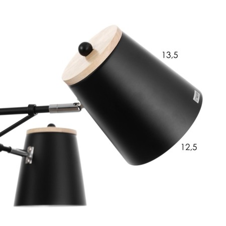 Chandelier "Irvina" 6he27 40w Black 75x75x50cm-5