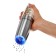 Electric mill Luazon Let-004, gravitational, metal, from batteries, silver