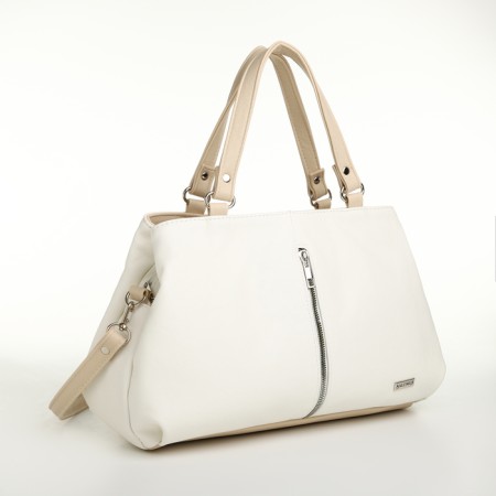 Women's bag with lightning, white color-2