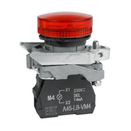 Signal lamp Optisignal KEAZ, 230 V, red