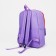 A backpack with a zipper, an outer pocket, a set of a chover, bag, color lilac