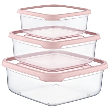 A set of food containers EMHOUSE, 3 pcs, color mix