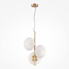 Suspension lamp Maytoni Mod268PL-03G, 3CHE14, 40W, 32.5x32.5x351 cm, color gold