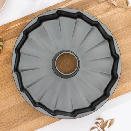 Baking form "German cupcake. Slavka ", 29 × 5 cm, anti -stick coating, black color-1