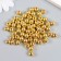 Beads for creativity plastic "Gold" d = 0.8 set 20 g