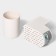 Stand for bathrooms and kitchen accessories, 11 × 8 × 9.5 cm, white color