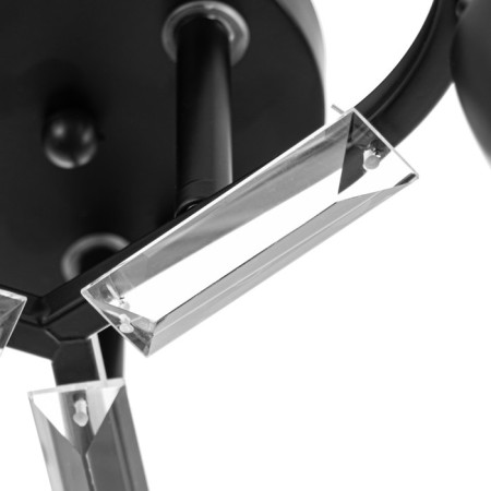 Ceiling chandelier "Arron" E27 3x40W Black 49x49x24cm-6