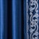 Set of curtains "Valerie", size 200 x 270 cm, blue
