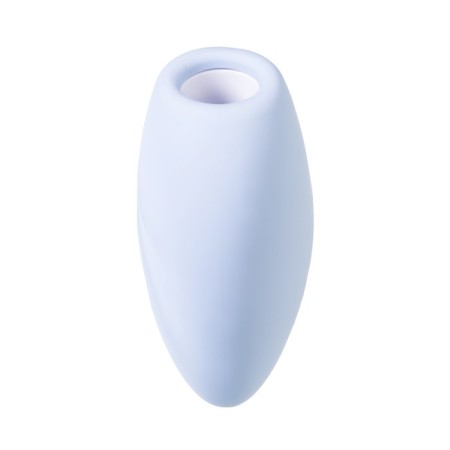 Vacuum-wave contactless stimulator of the Satiffyer Cutie Heart, silicone, blue color-10