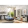 Hinged shelf "Artis" 69.06, 910 × 250 × 285 mm, white / gray color