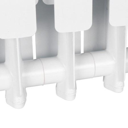 Aluminum radiator Stout Bravo, 500 x 80 mm, 10 sections, lower right connection-5