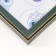 Photo frame plastic 10x15 cm "Green with gold framing" 12x17 cm