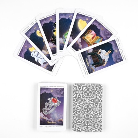 Gadal cards "Tarot Vip. Oracle Full Moon", 108 cards, card 7.1 x 11.6 cm-1