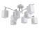 Svetogor chandelier "move" 8x60W E27 white