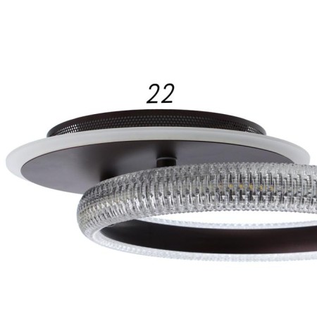 Chandelier with DPD 1142/1 LED+backlight 68W 3000K-6000K Dimmer Coffee 41.5x34x10 cm Bayerluux-7