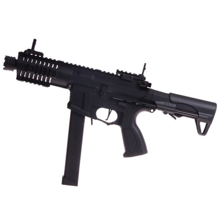 A child’s machine gun with metal elements, shoots gel bullets, battery-1