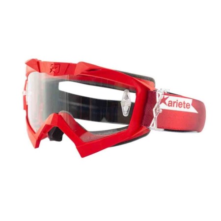 Cross -cross Ariete Adrenaline Primis Plus 2022, red, transparent lenses, antifog