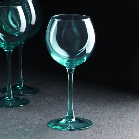 A set of glasses for the wine "Wave", glass, 350 ml, 6 pcs-1