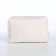 Lightning cosmetic bag, Textura, white color