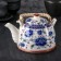 Keramic teapot “Rose flowering”, 600 ml, with metal sieve