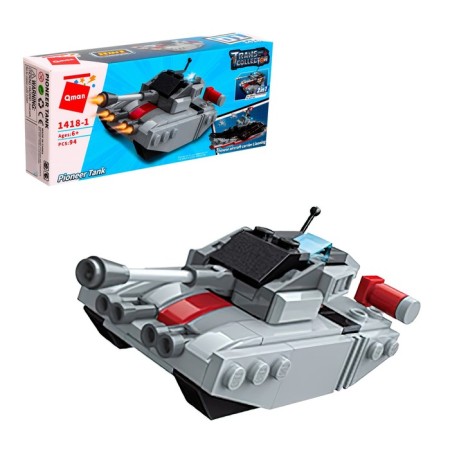 Designer military zone "Battle Transport", 8 types, mix