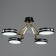 Antecu chandelier 4XLED 104W 3000-6000K black and gold 65x65x27 cm Bayerlux