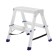 Tundra ladder, aluminum, bilateral, 2 steps, 430 mm