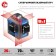 Laser bison cross 3D 34908_z01, 3 rays, 20/70 m, ± 4 °, ± 0.3 mm/m, 1/4 "and 1/5"