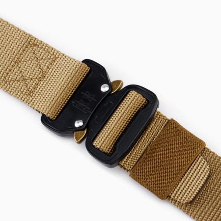 Tactical belt, 130 cm, width 3.7 cm, khaki-1