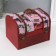 Casket wood chest "Traveling in Europe" 15x20x15 cm