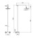 Bar with the Accoona A8176 mixer, two -winged, with a tropical shower, chrome