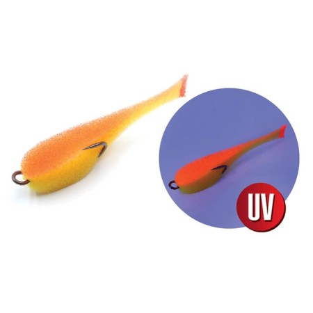 Yaman foam fish on a double, 95 mm, color 20 UV, 5 pcs.