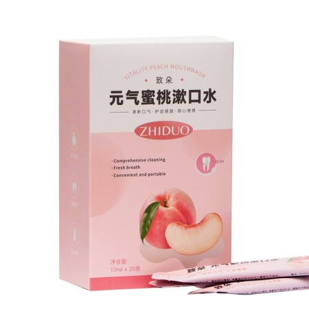 A set of rinses for the mouth in sticks with an apple taste, 20 pcs 10 ml