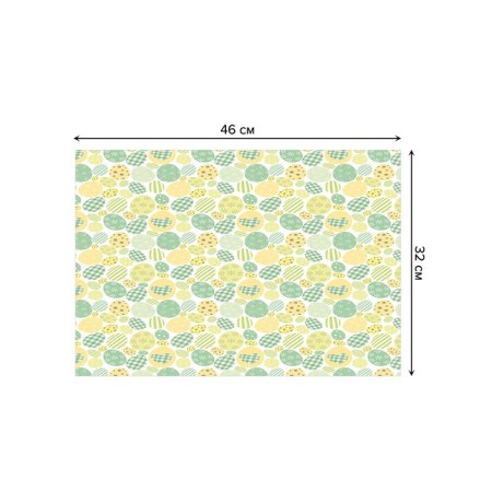 A set of napkins for setting the table "Painted pastel tones", rectangular, size 32x46 cm, 4 pcs-2