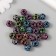 Beads for creativity plastic "Neon. Football" set of 20 g 1.1x1.1x1 cm