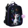 School backpack 38 x 30 x 16 cm, ergonomic back, stavia "cat and feathers", blue