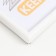 Photo frame plastic 21x30 cm 4 series, white
