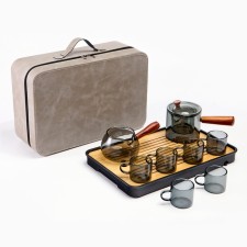 A set for the tea ceremony 9 items, for 6 people, a cup, a kettle, an hour
