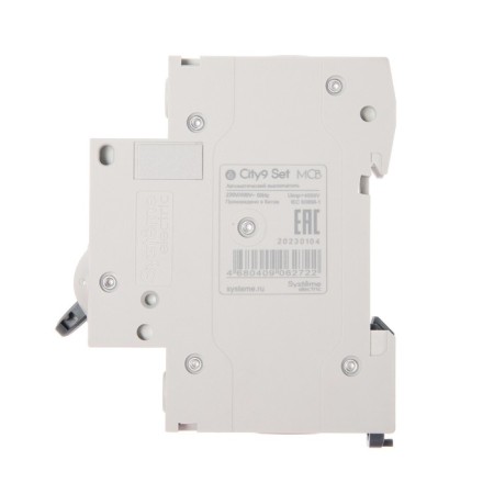 The circuit breaker SE CITY9 SET, 6 A, 1P, 4.5 KA, 230 V-3
